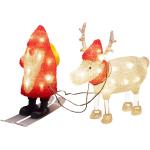 Garten-Weihnachtsmänner aus Acryl LED beleuchtet 