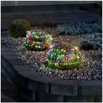 Reduzierte Silberne Konstsmide LED Lichterketten mit Weihnachts-Motiv 