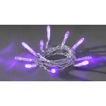 Purpurne Konstsmide Lichterketten mit Weihnachts-Motiv aus Kunststoff 