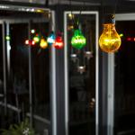 KONSTSMIDE Party-Lichterkette mit 10 Lampen Starter-Set Mehrfarbig