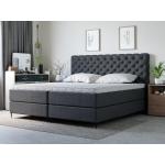 Schwarze Gesteppte Moderne GrainGold Betten mit Bettkasten 200x200 
