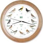 KooKoo Vogeluhren | Vogelstimmenuhren mit Tiermotiv aus Holz 