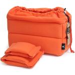 Orange Koolertron Spiegelreflex Kamerataschen aus Nylon Wasserdicht 