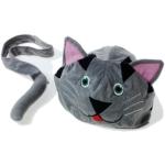 Graue Katzenkostüme aus Polyester für Kinder 