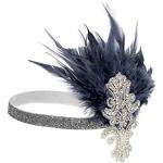 Silberner Vintage Brauthaarschmuck mit Einhornmotiv mit Perlen für Damen für die Braut 