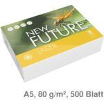 Kopierpapier A5 New Future Laser weiß, CIE 150 80 g/m² 500Bl.
