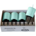 Blaue Kopschitz Kerzen Adventskerzen aus Kunststoff tropffrei 4-teilig 