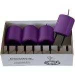 Braune Kopschitz Kerzen Adventskerzen aus Kunststoff tropffrei 4-teilig 