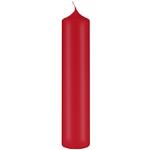 Rote Kopschitz Kerzen Runde Altarkerzen 4-teilig Weihnachten 