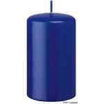 Royalblaue Kopschitz Kerzen Stumpenkerzen rußfrei 4-teilig 