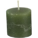 Olivgrüne Kopschitz Kerzen Quadratische Stumpenkerzen tropffrei 