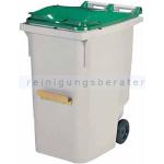 Grüne Rossignol Mülleimer Korok Kunststoffmülltonnen 301l - 400l mit Deckel 
