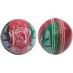 Kosma Handgenähter 2-teiliger Cricketball aus Leder | Standardgröße – 156 Gramm | Premium-Qualität Lederflagge Cricketball | Fan-Edition – Afghanistan-Flagge | Perfektes Souvenir & Geschenk