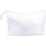 Weiße Buttinette Kosmetiktaschen mit Reißverschluss aus Baumwolle gepolstert für Damen 