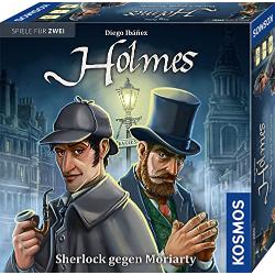 KOSMOS 692766 Holmes - Sherlock gegen Moriarty, Spiel für Zwei Personen, Sherlock Holmes Spiel, Brettspiel für genau 2 Spieler ab 10 Jahren, Strategiespiel