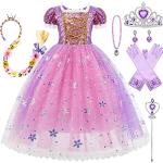 Reduzierte Rapunzel – Neu verföhnt Rapunzel Prinzessin-Kostüme aus Tüll für Kinder 