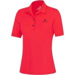 Rote Melierte Kossmann Damenpoloshirts & Damenpolohemden aus Seide Größe XL 