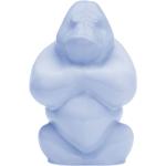 Blaue 12 cm Skulpturen & Dekofiguren aus Kristall mundgeblasen 
