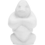 Weiße 12 cm Skulpturen & Dekofiguren aus Kristall mundgeblasen 