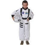 Reduzierte Weiße Funny Fashion Astronauten-Kostüme für Kinder Größe 140 