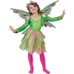 Reduzierte Pinke Langärmelige Funny Fashion Blumenfee-Kostüme aus Tüll für Kinder Größe 140 