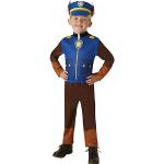 Blaue PAW Patrol Chase Faschingskostüme & Karnevalskostüme aus Polyester für Kinder Größe 98 