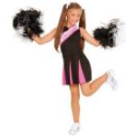 Pinke Widmann Cheerleader-Kostüme für Kinder Größe 104 