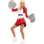 Rote Buttinette Cheerleader-Kostüme mit Pailletten 