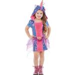 Reduzierte Pinke Einhorn-Kostüme & Pferdekostüme aus Polyamid für Kinder Größe 128 