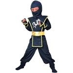Schwarze CESAR Kostüme Ninja-Kostüme für Kinder 