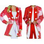 Rote Mottoland Köln-Kostüme für Herren Größe L 