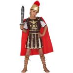 Rote Gladiator-Kostüme aus Polyester für Jungen Größe 146 