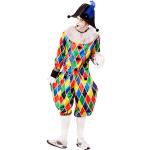 Bunte Buttinette Clown-Kostüme & Harlekin-Kostüme aus Satin für Herren Größe L 