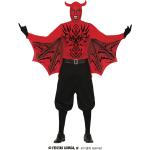 Rote Teufel-Kostüme für Herren Größe L 