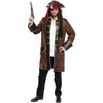 Fiestas Guirca Piratenkostüm Herren inkl. Piraten Hut, Karneval Kostüm  Herren Pirat - Gr M 48–50 - Seeräuber Pirat Kostüm Herren, Piratenkostüm