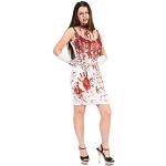 Weiße Funny Fashion Top Model Zombiekrankenschwester-Kostüme für Damen Größe M 