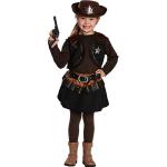 Reduzierte Hellbraune Cowboy-Kostüme aus Polyester für Kinder Größe 116 