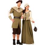 Olivgrüne Buttinette Ritter-Kostüme aus Canvas für Herren Größe XL 