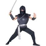 Weiße Widmann Ninja-Kostüme für Kinder Größe 116 