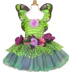 Grüne Schmetterling-Kostüme für Kinder Größe 98 