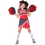 Kostüm Zombie Cheerleader Gr. 128 5 - 7 Jahre