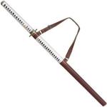 KOSxBO® Walking Dead Ninja Schwert Michonne Katana Samuraischwert 104cm Zombie Hunter Edition Suvivalausrüstung Sword for TWD Fans