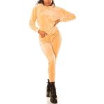 Koucla Chic Jogging Longewear Nicki Anzug mit Glitzer Kontraststreifen L/XL