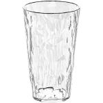 Koziol Crystal Wassergläser 450 ml mit Limonade-Motiv aus Glas 
