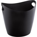 Schwarze Koziol Bottichelli Ovale Wäschekörbe & Wäschepuffs aus Kunststoff 