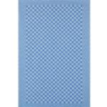 Kracht Kracht Grubentuch blau weiß kariert 50/70 cm, Vollzwirn