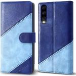 Blaue Elegante Samsung Galaxy Z Fold 3 Hüllen Art: Flip Cases mit Bildern stoßfest 