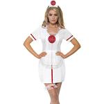 Weiße Smiffys Krankenschwester-Kostüme aus Polyester für Damen Einheitsgröße 