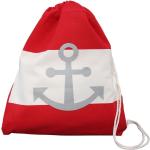 Krasilnikoff Rucksack Anker rot weiß Streifen maritim Tasche Baumwolle