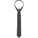 Schwarze Eterna Schmale Krawatten aus Seide für Herren 
